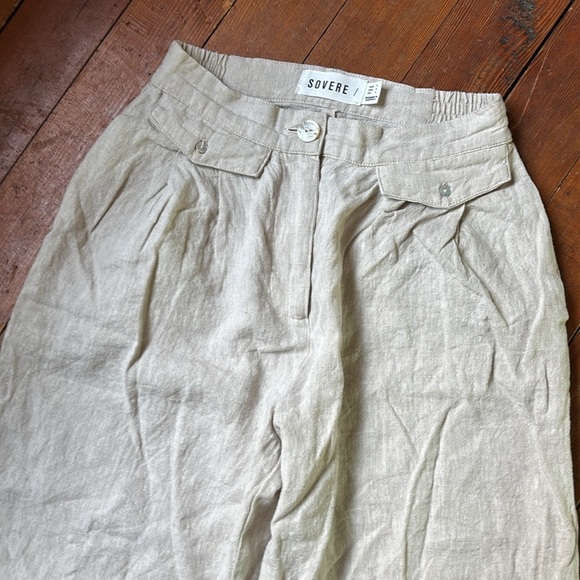 SOVERE Instance Linen Pants - Picture 4 of 4